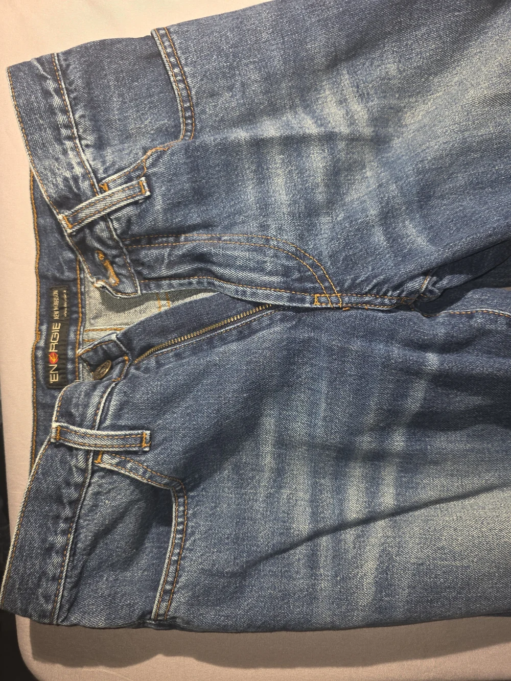 Energie Men's Bootcut Jeans in Medium Blue 32